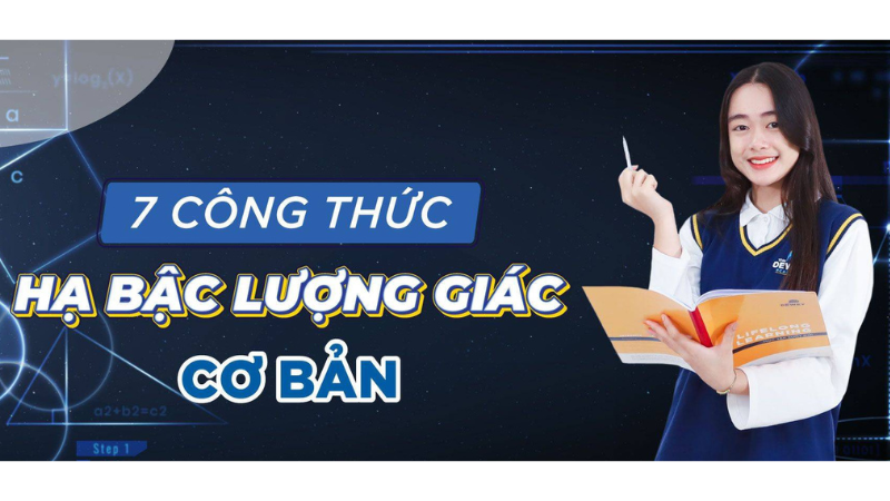 6 công thức lượng giác cơ bản