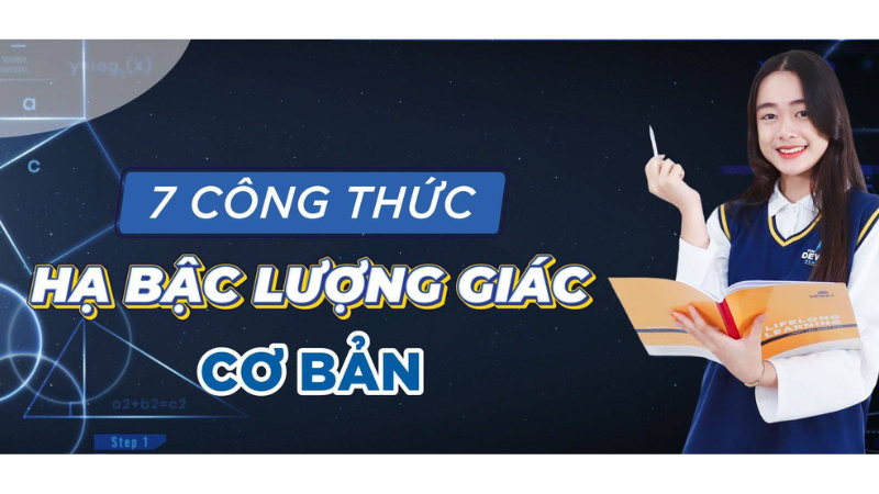 công thức hạ bậc lượng giác